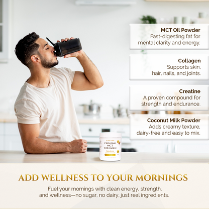 CreaFuel Coffee Creamer – Creatine, MCT & Collagen Blend by Myrrh Labs