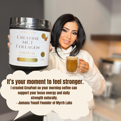 CreaFuel Coffee Creamer – Creatine, MCT & Collagen Blend by Myrrh Labs