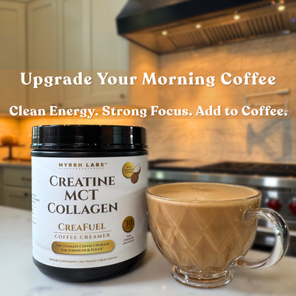CreaFuel Coffee Creamer – Creatine, MCT & Collagen Blend by Myrrh Labs